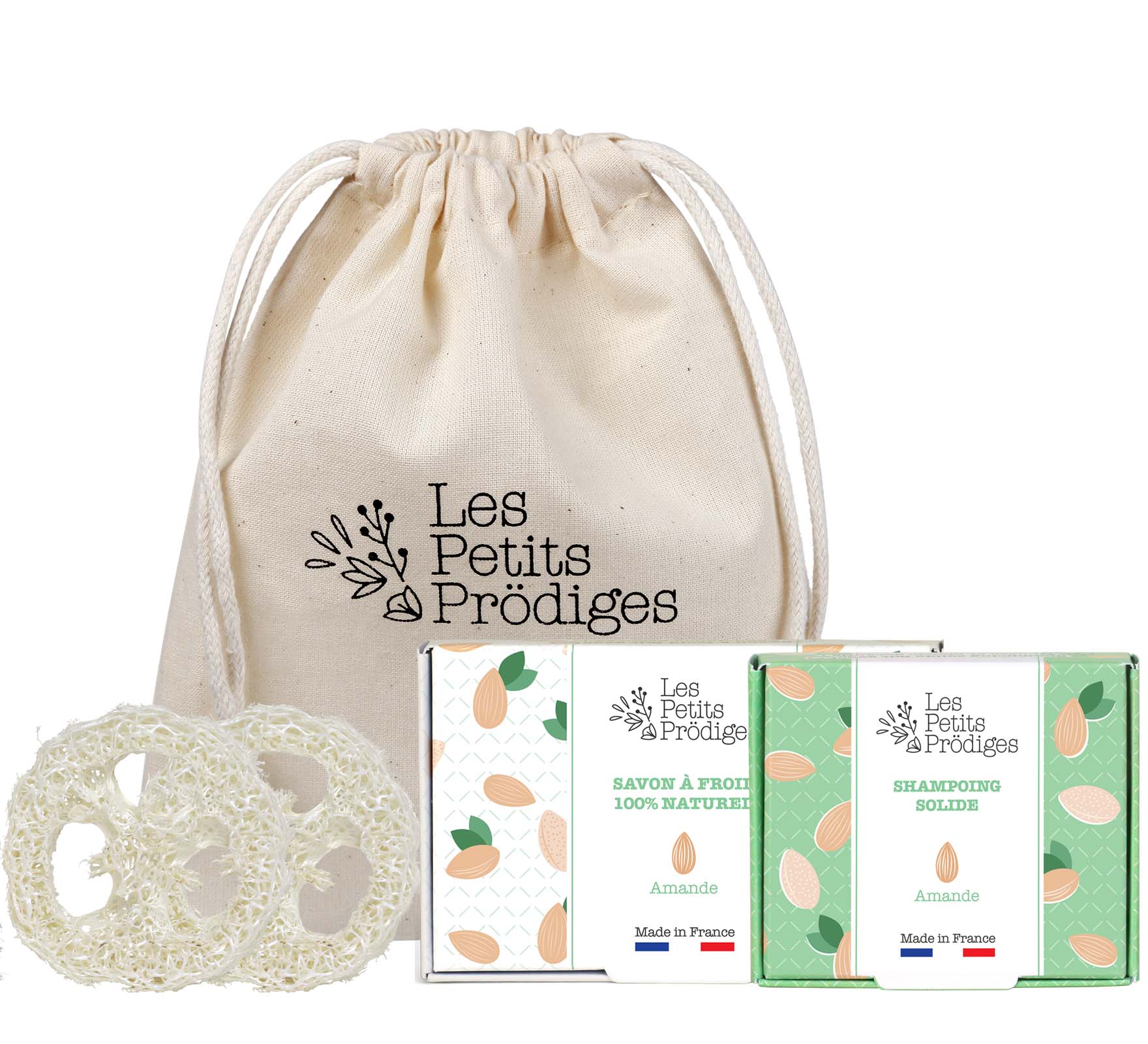 Coffret Duo Shampoing et Savon Amande (photo) Coffret Duo Shampoing et Savon Amande