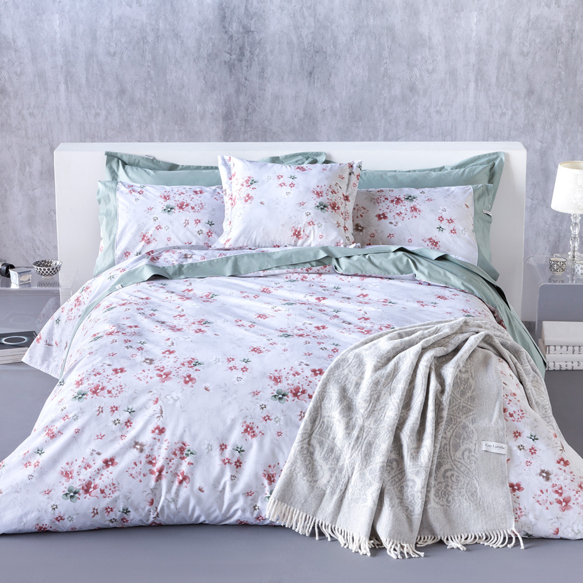 Housse de couette en coton bicolore 140x200 (photo) Housse de couette en coton bicolore 140x200