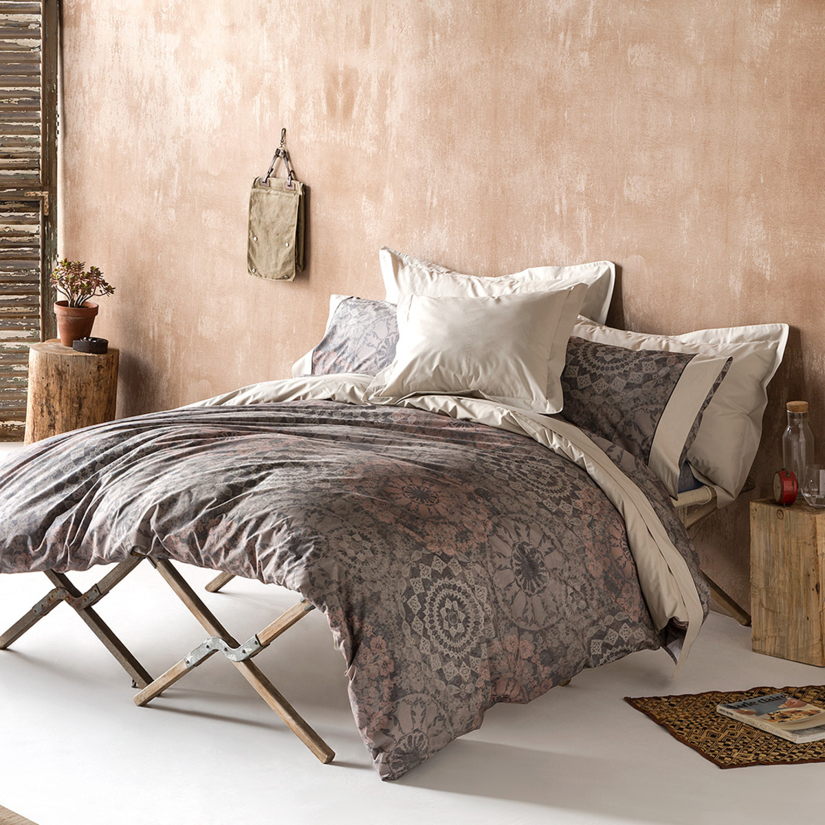 Housse de couette en coton multicoleur 200x200 (photo) Housse de couette en coton multicoleur 200x200