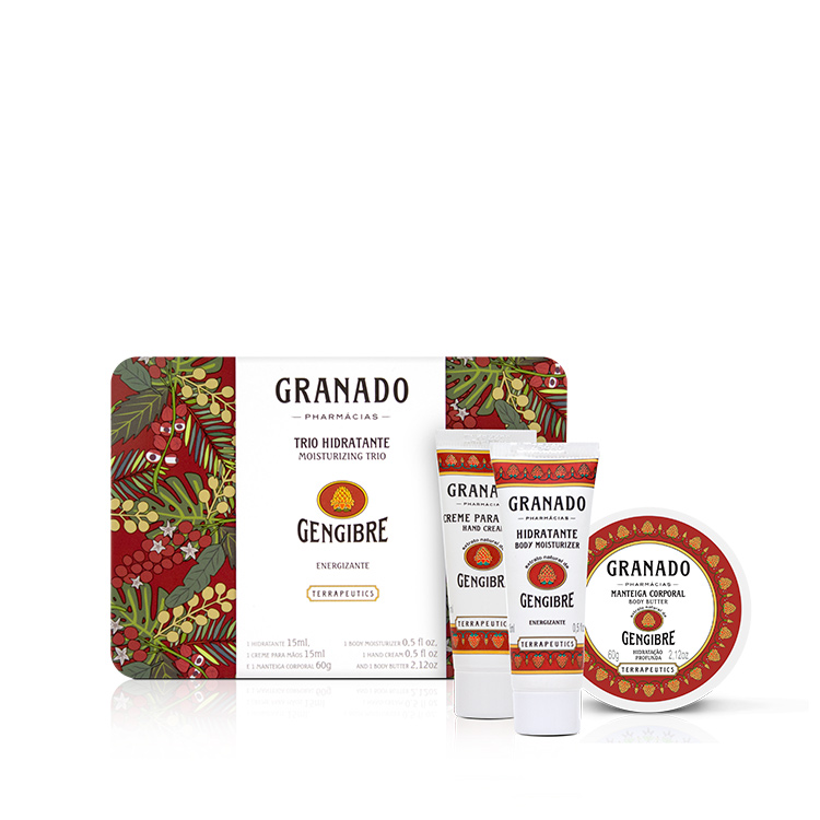 Coffret trio soin du corps hydratants au gingembre Coffret trio soin du corps hydratants au gingembre