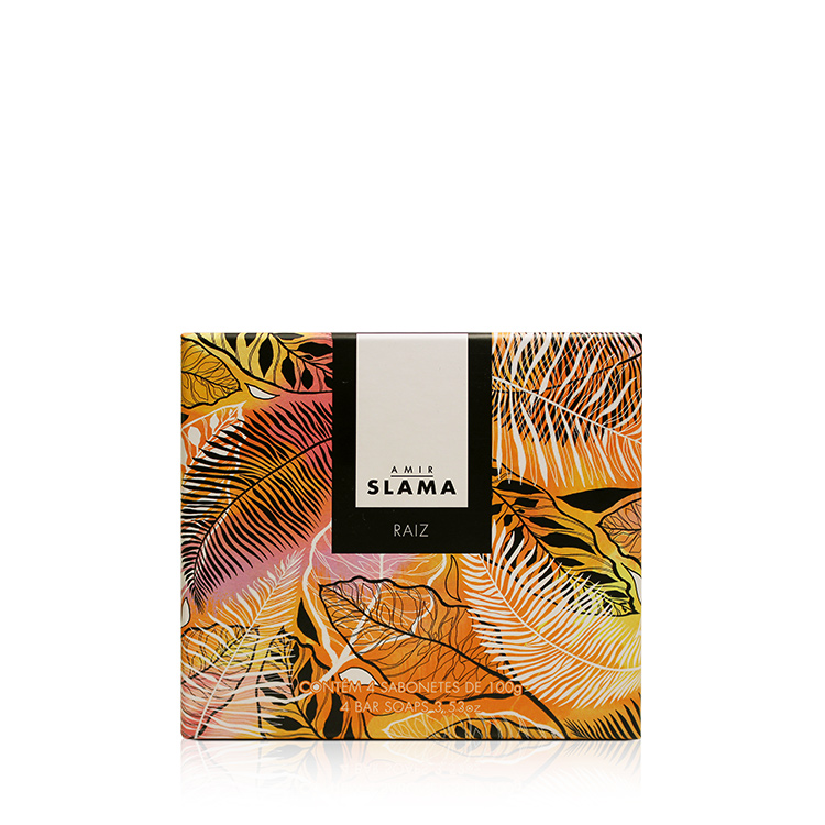 Coffret Amir Slama raiz avec 2 savons et cologne miniature (photo) Coffret Amir Slama raiz avec 2 savons et cologne miniature