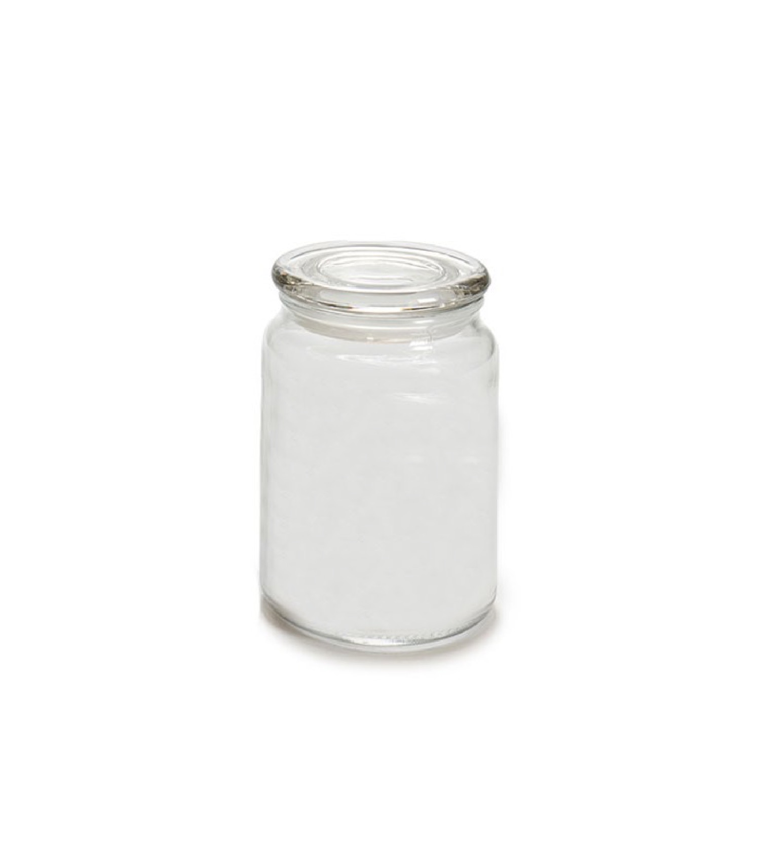Bocal rond en verre couvercle hermétique H14cm Bocal rond en verre couvercle hermétique H14cm