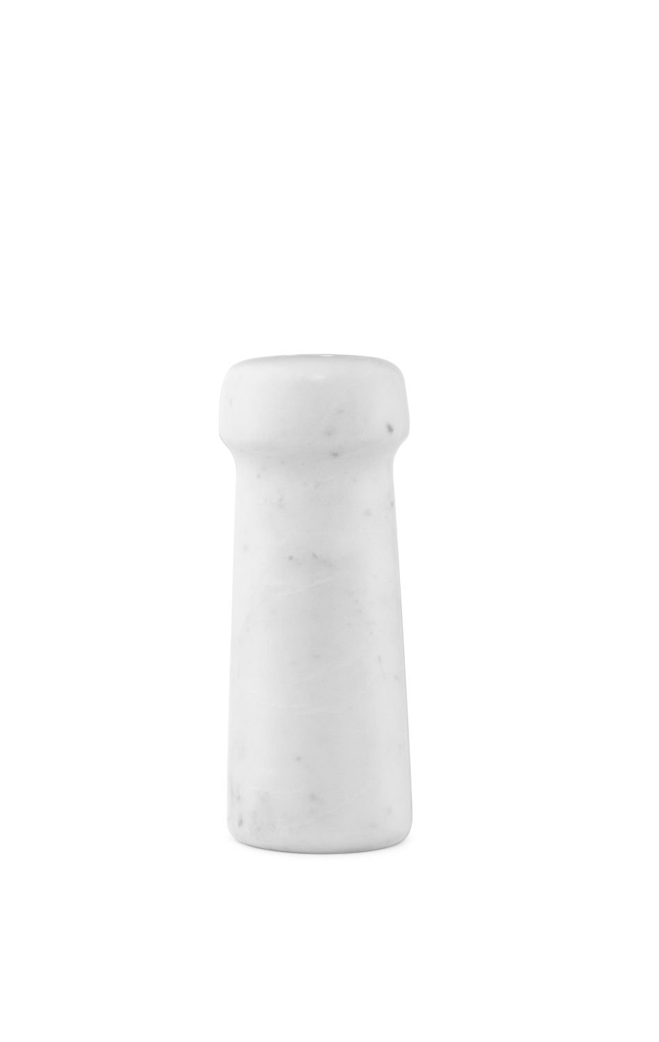 salière/poivrière en marbre blanc h9cm