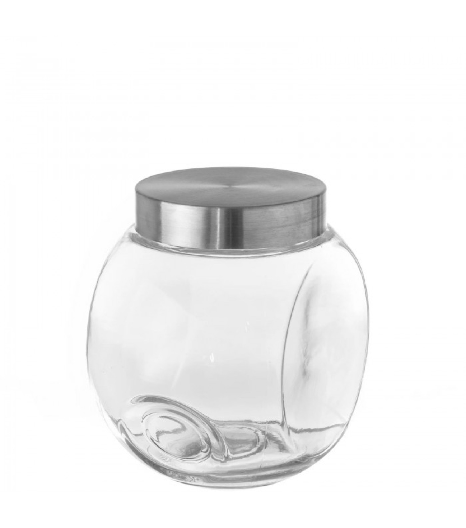 Bocal de cuisine en verre avec bouchon en inox 175cl Bocal de cuisine en verre avec bouchon en inox 175cl