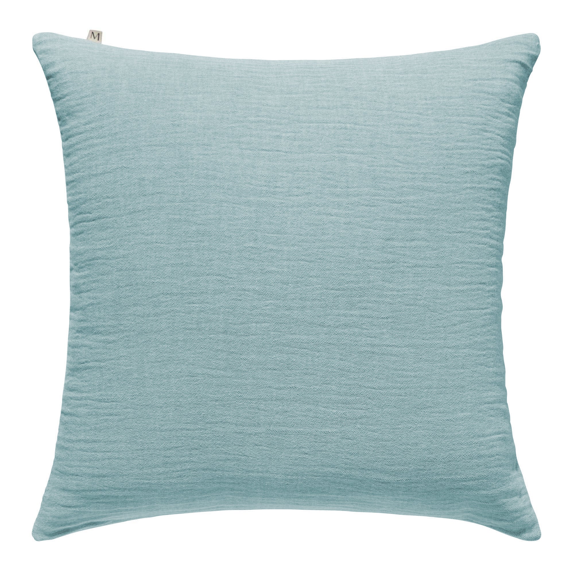 Housse de coussin 50x50 cm Bleu aigue-marine en Coton Housse de coussin 50x50 cm Bleu aigue-marine en Coton