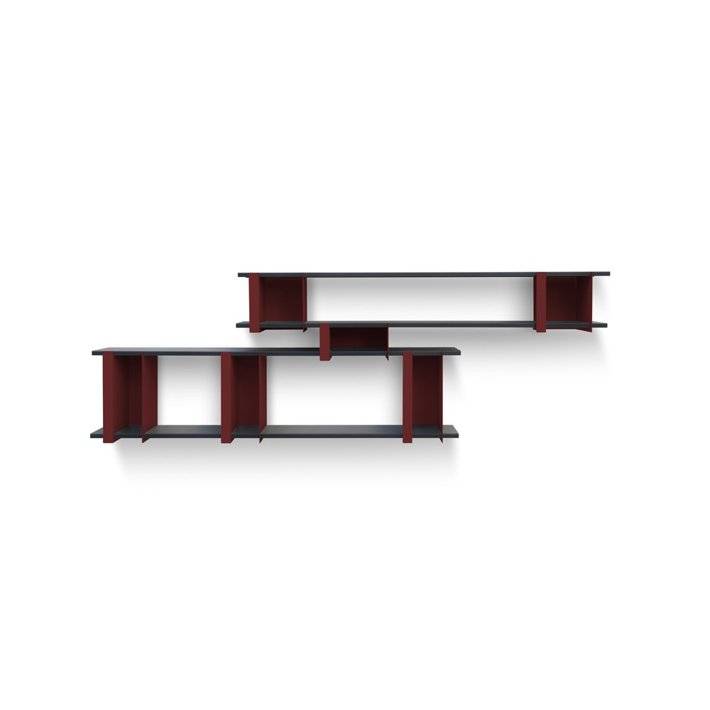Etagère OPLI-4 rouge carbone Etagère OPLI-4 rouge carbone