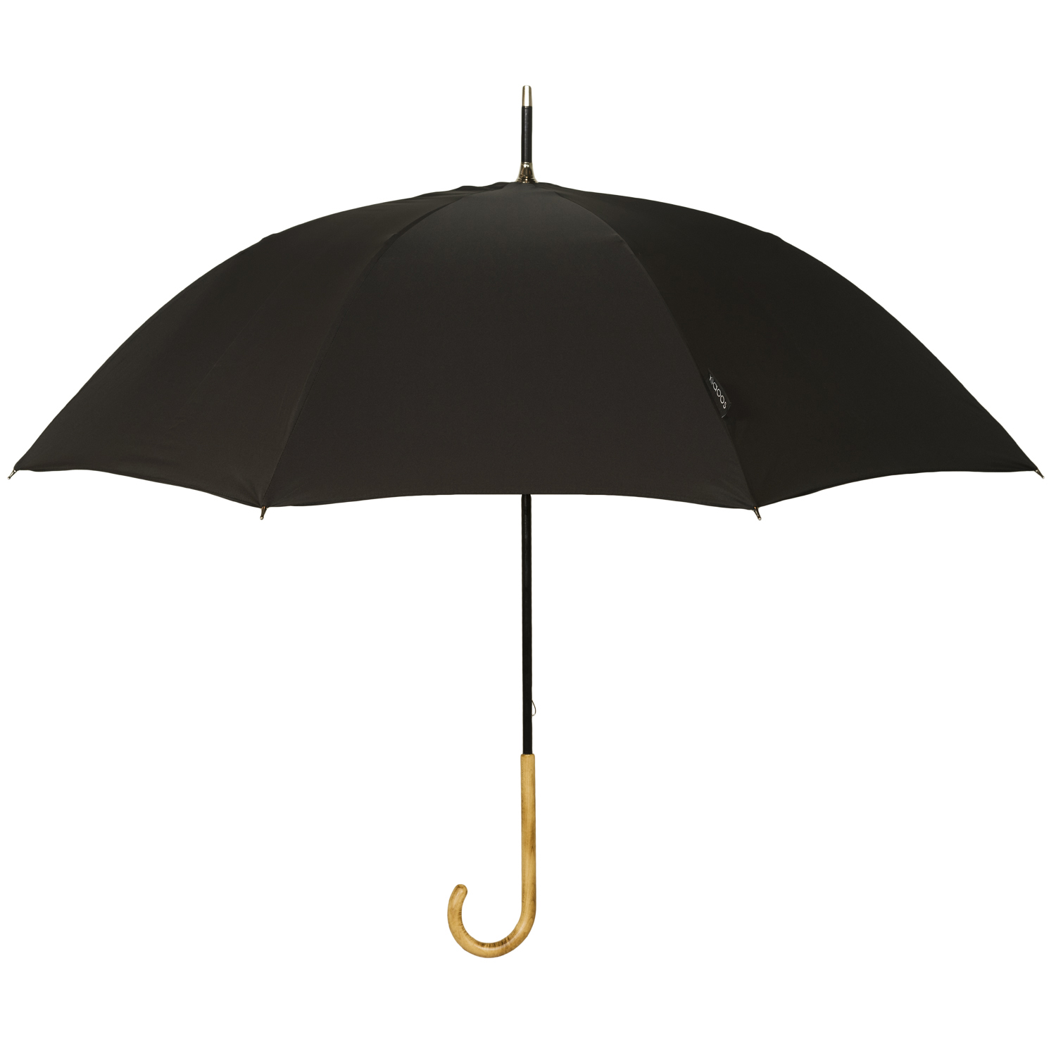Parapluie en textile recyclé noir Parapluie en textile recyclé noir