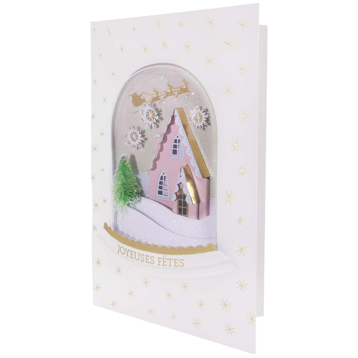 Noël carte joyeuses fêtes boule à neige Noël carte joyeuses fêtes boule à neige