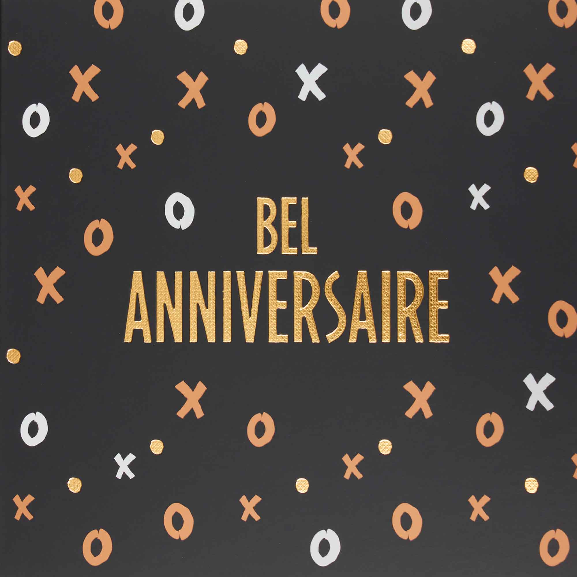 Carte bel anniversaire lettres dorées (photo) Carte bel anniversaire lettres dorées