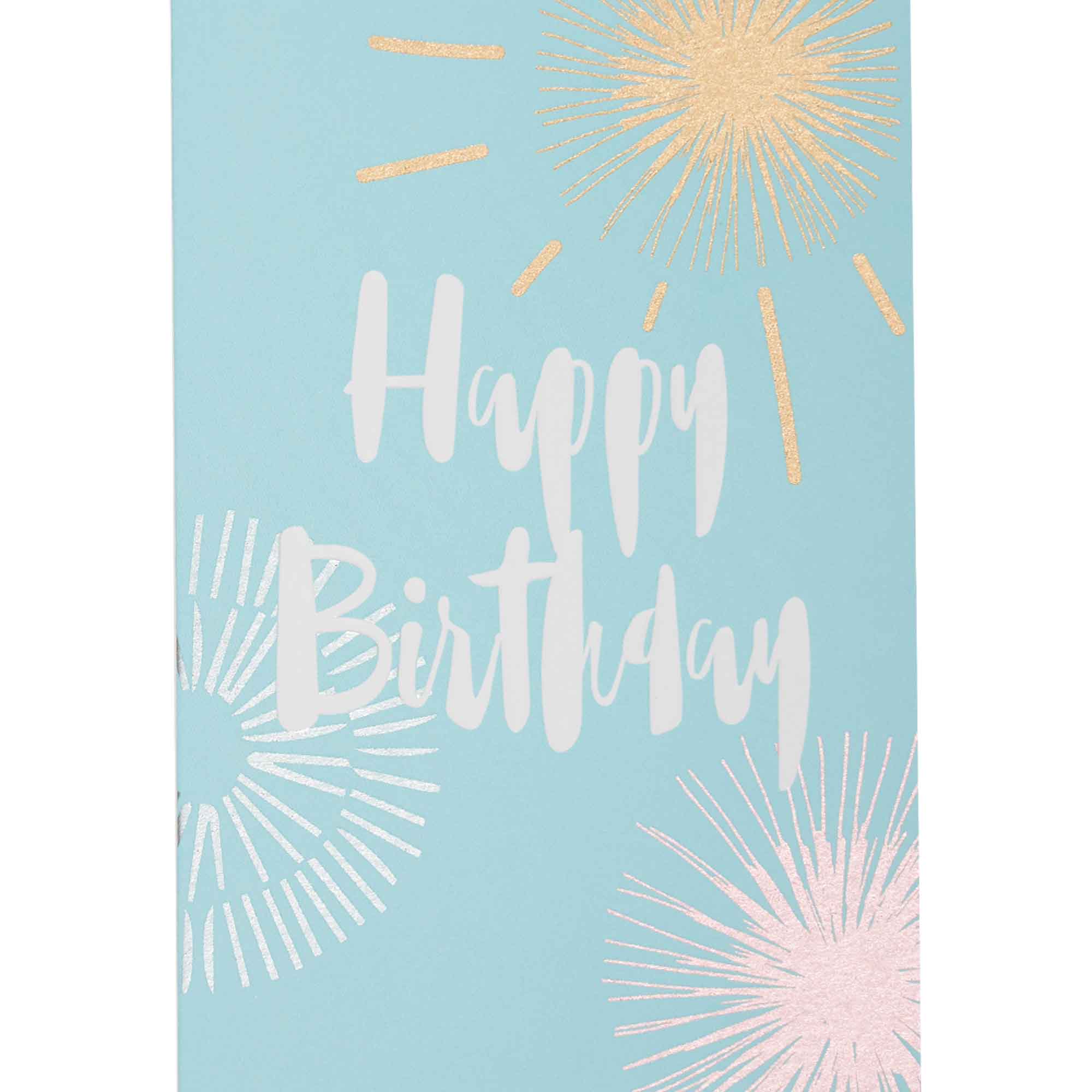 Carte happy birthday feux d'artifice Carte happy birthday feux d'artifice