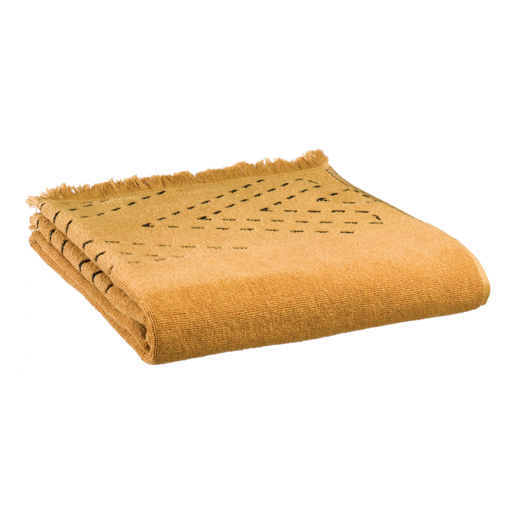 Drap de douche en coton bronze 70 x 140 Drap de douche en coton bronze 70 x 140