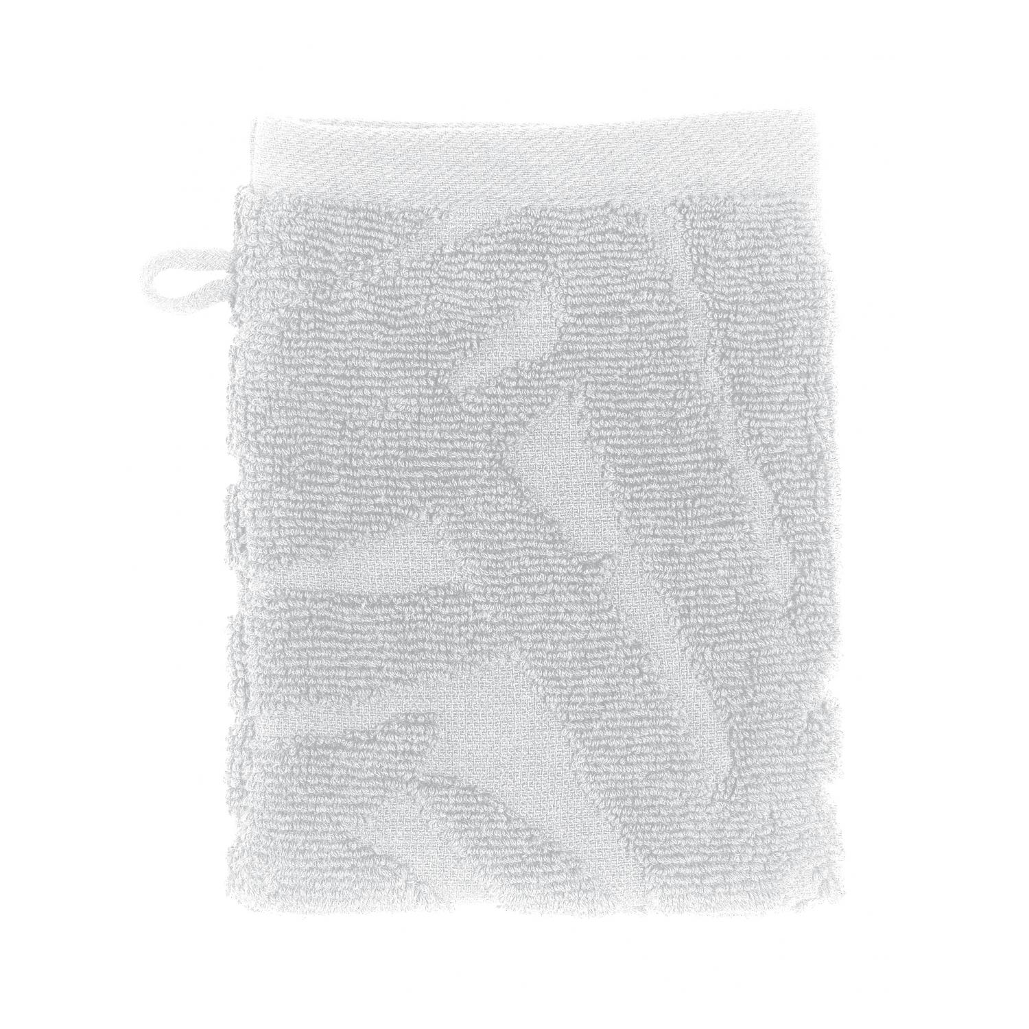 2 gants de toilette en coton blanc 15 x 21 (photo) 2 gants de toilette en coton blanc 15 x 21