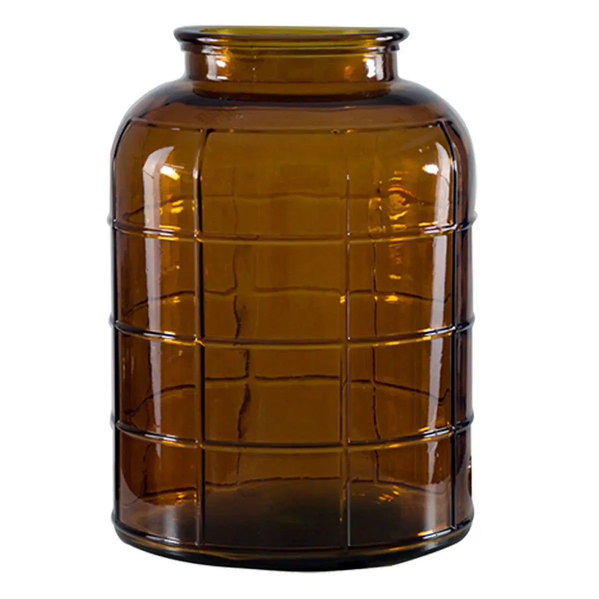 Vase bonbonne art déco marron Vase bonbonne art déco marron