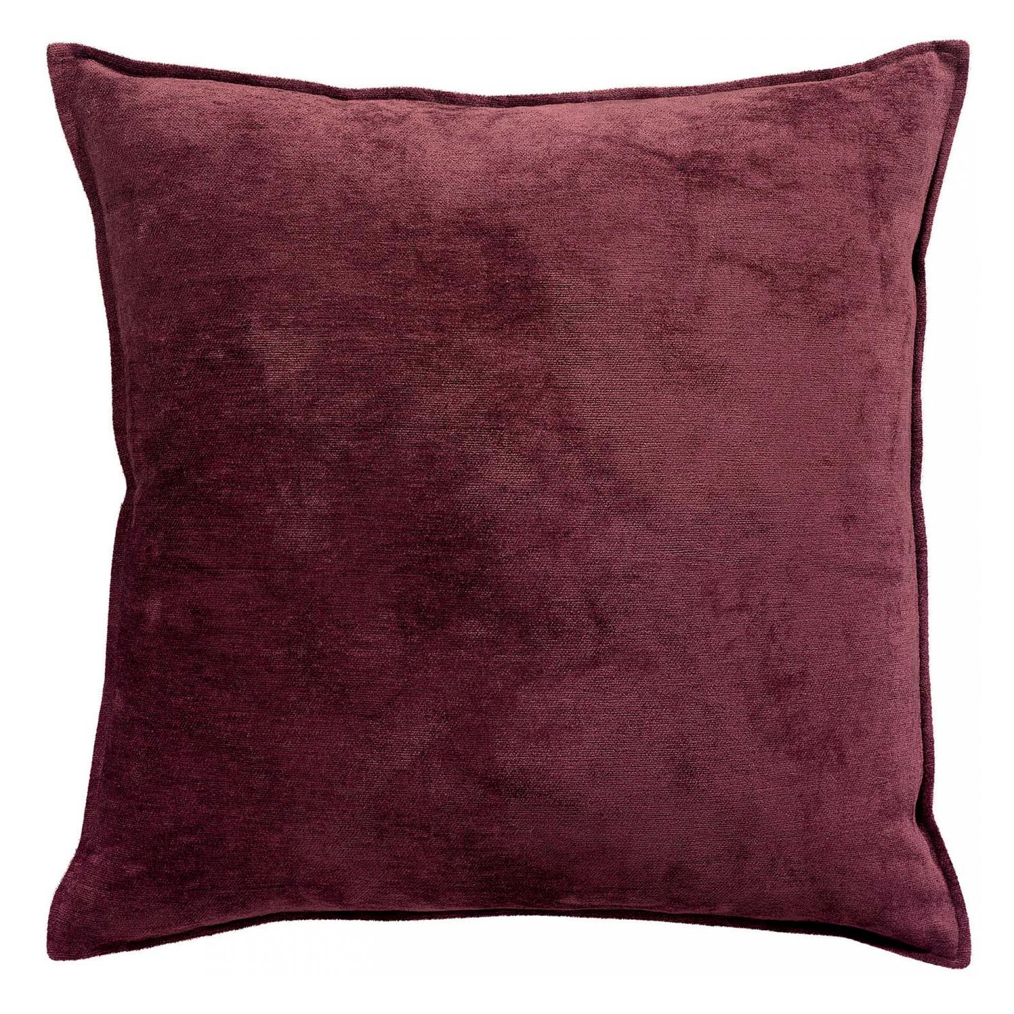 Coussin en coton prune 45 x 45 Coussin en coton prune 45 x 45