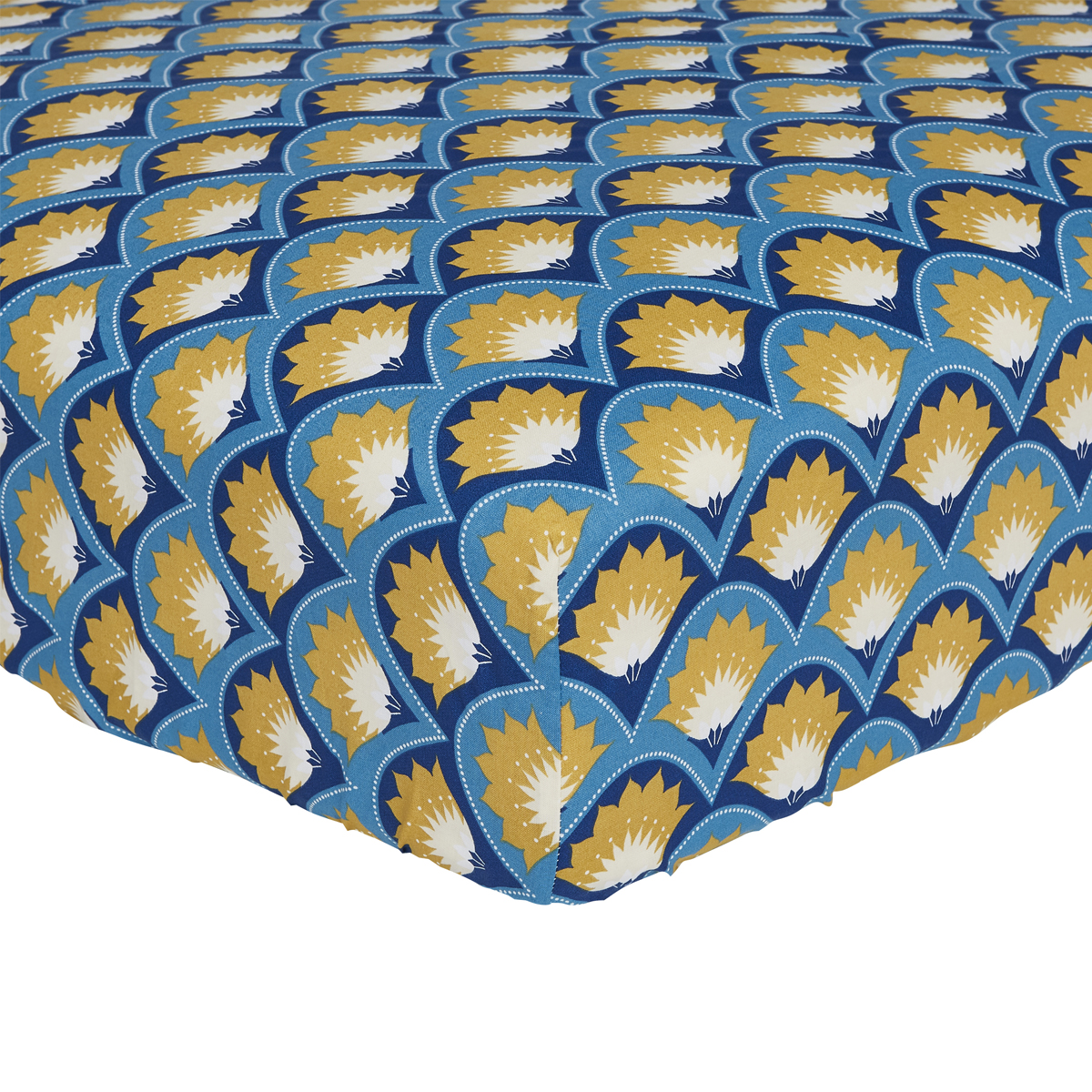Drap housse en lyocell bleu 160x200 Drap housse en lyocell bleu 160x200