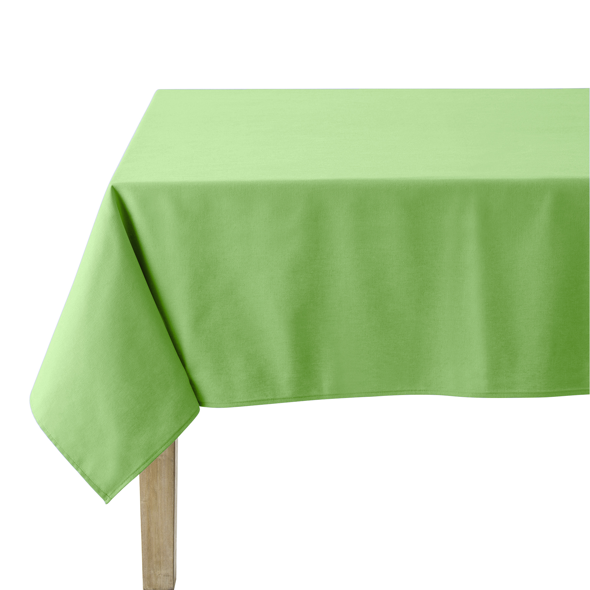 Nappe en coton traitee teflon brocoli 180 x 180 Nappe en coton traitee teflon brocoli 180 x 180