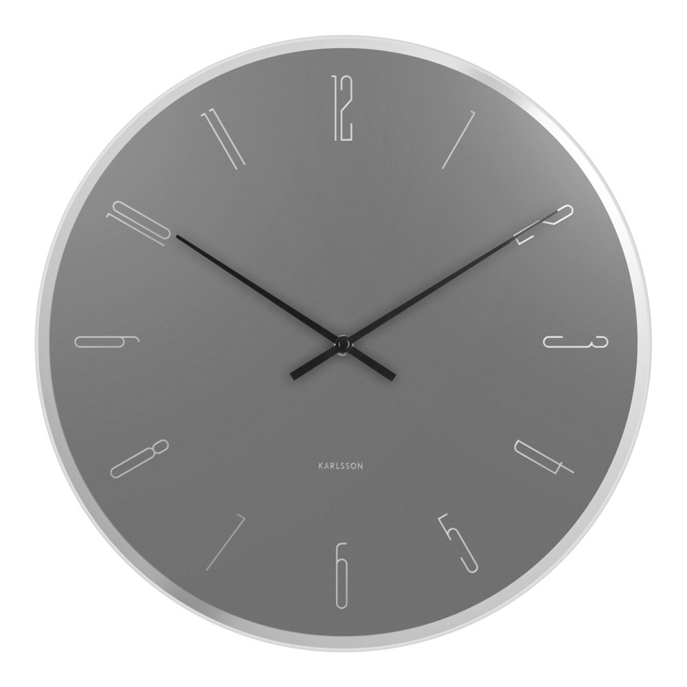 Horloge murale en métal et verre D40 Horloge murale en métal et verre D40
