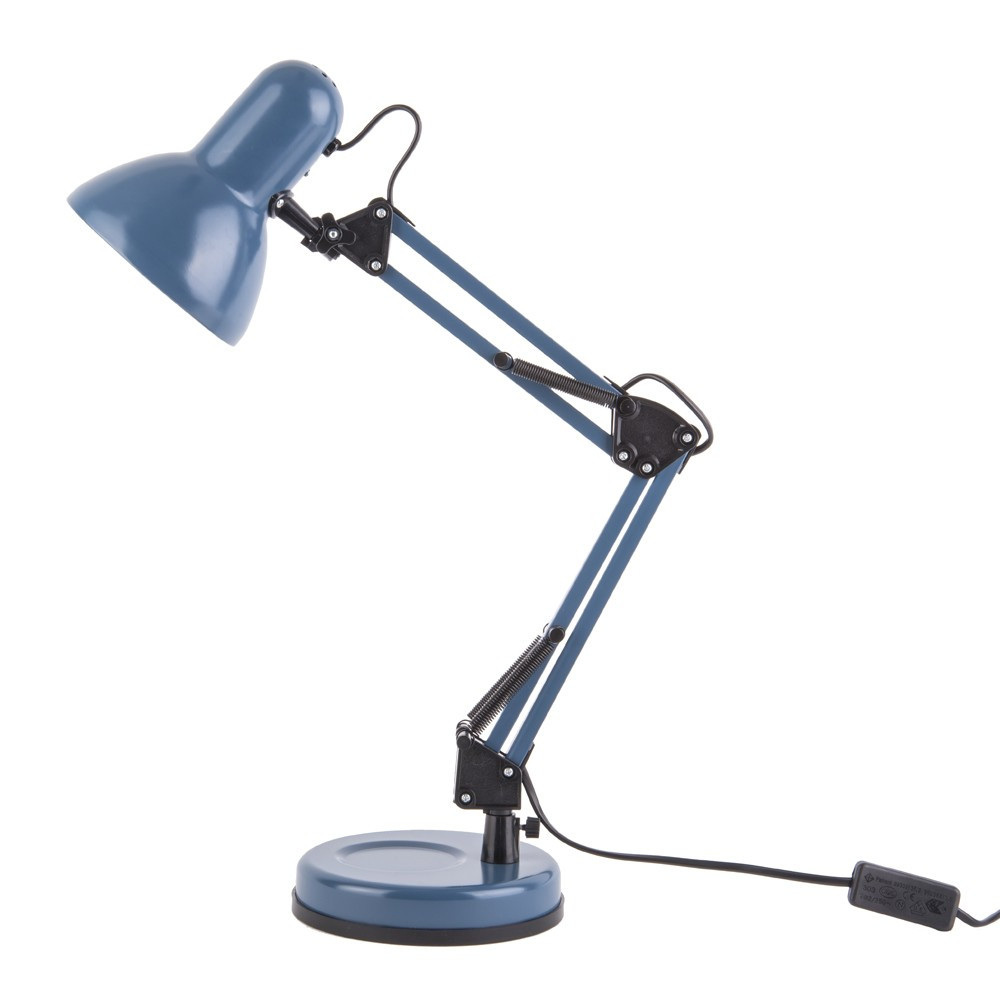 Lampe à poser bleue H55cm Lampe à poser bleue H55cm