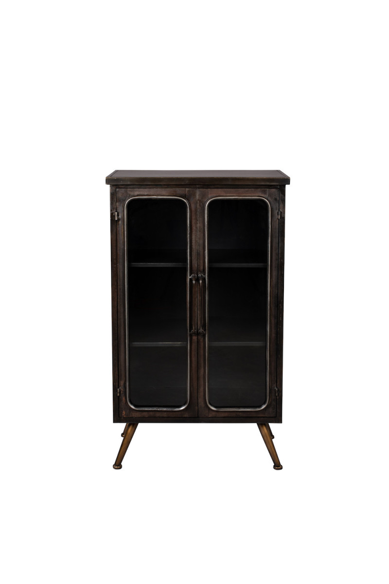 Armoire en métal noir
