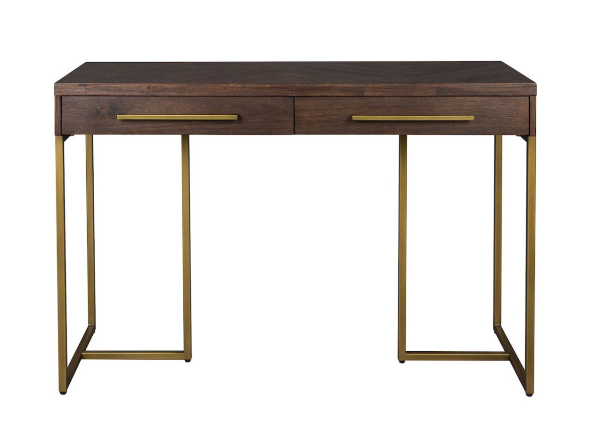 Console en bois marron