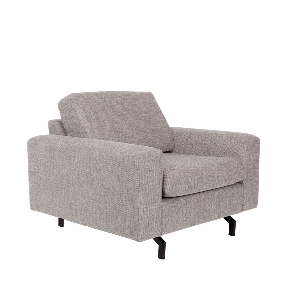 Fauteuil design en tissu gris Fauteuil design en tissu gris