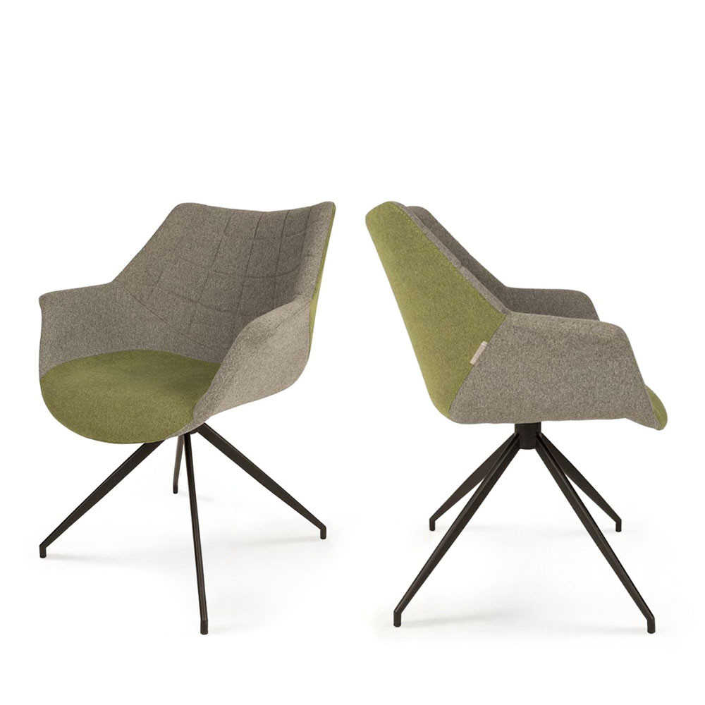 2 fauteuils de table design vert 2 fauteuils de table design vert
