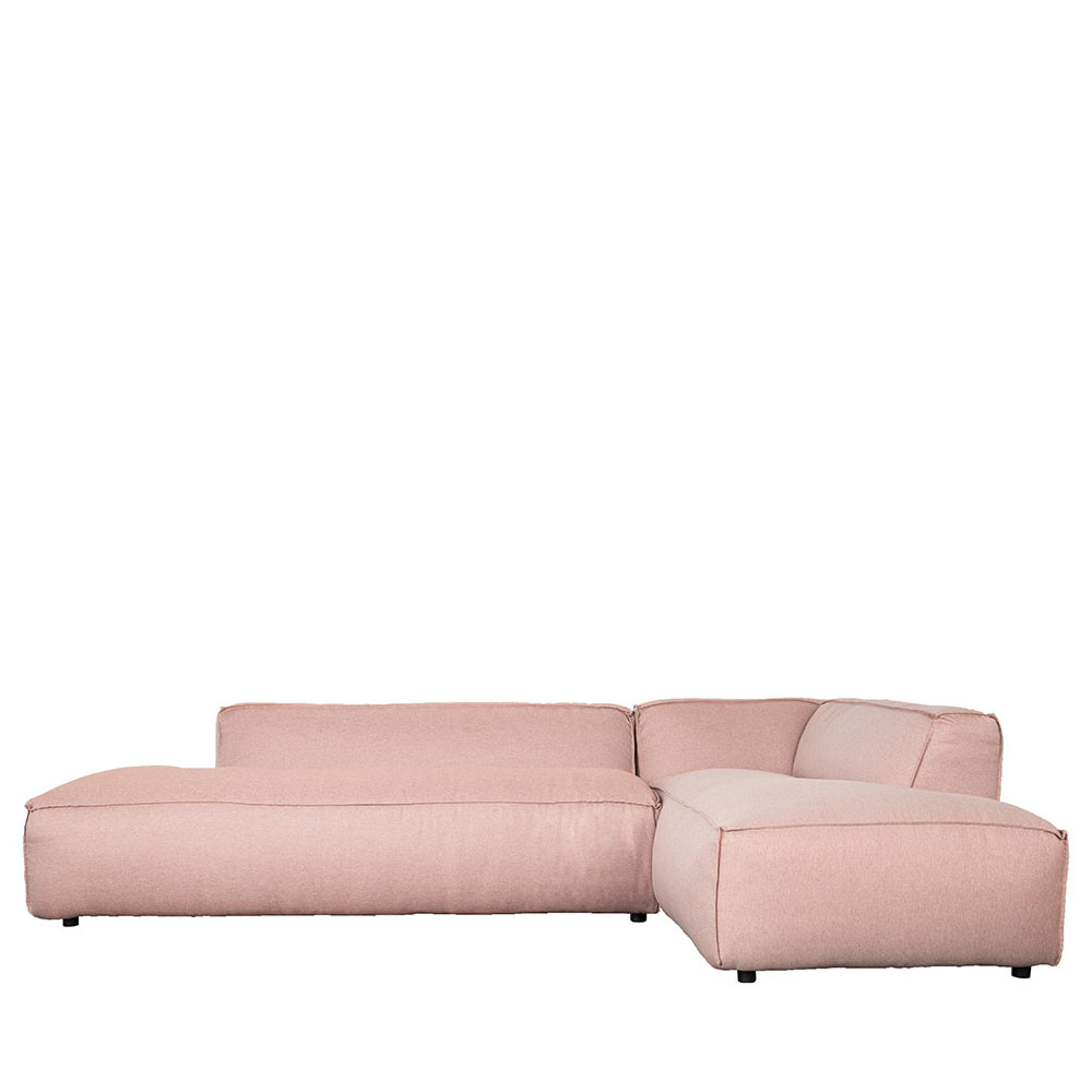Canapé d'angle droit rose Canapé d'angle droit rose
