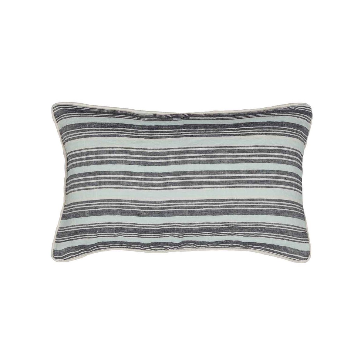Coussin en lin/coton lavé Anthracite 30x50 cm Coussin en lin/coton lavé Anthracite 30x50 cm
