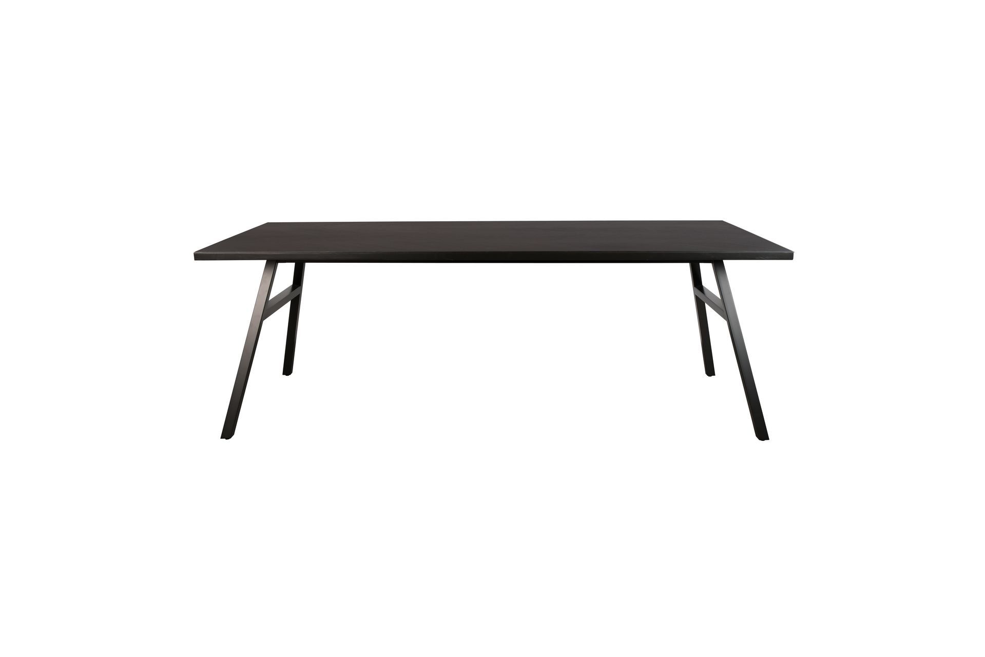Table à manger en bois 220x90cm noir Table à manger en bois 220x90cm noir