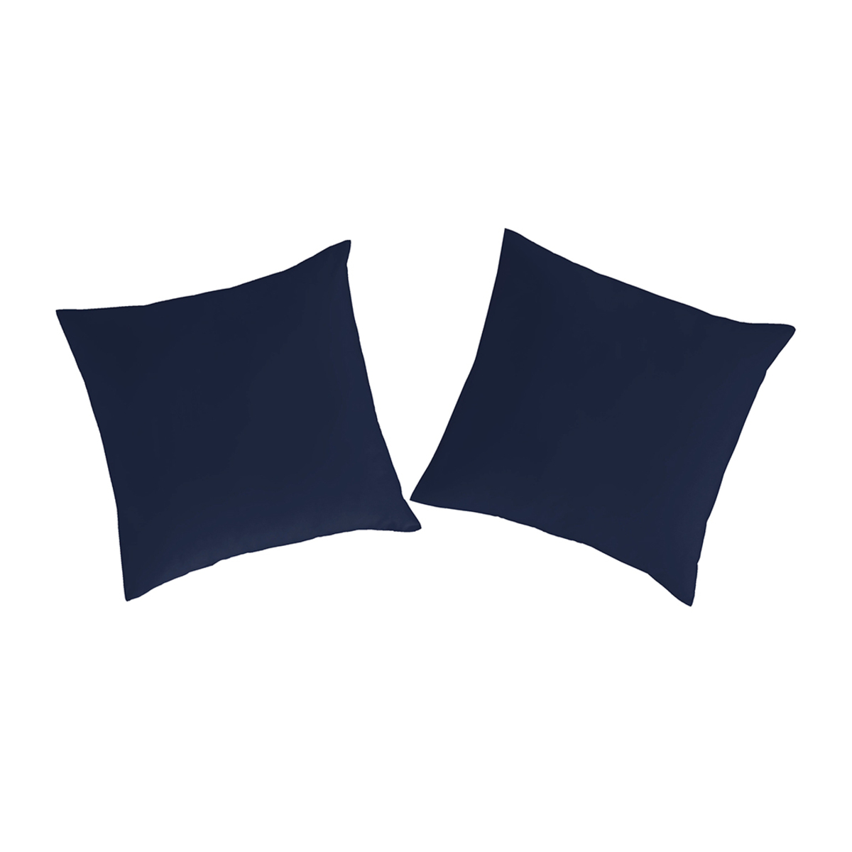 2 taies d'oreiller 80x80 marine (photo) 2 taies d'oreiller 80x80 marine
