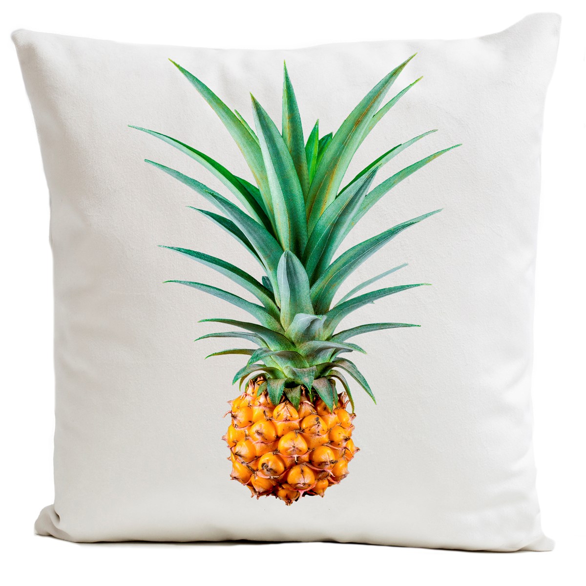 Coussin Ananas Mr. Pineapple Velours 60x60cm