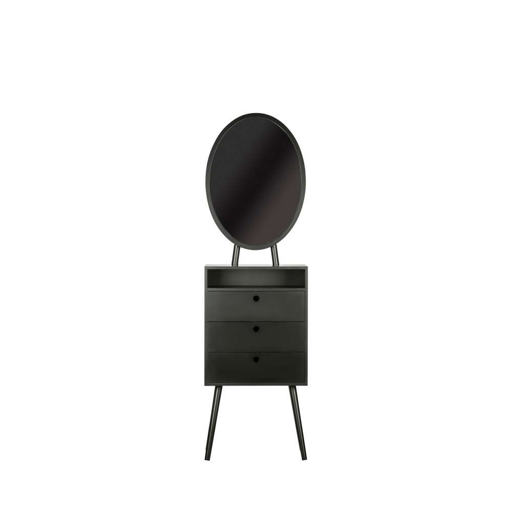 Coiffeuse en bois 55x35cm noir Coiffeuse en bois 55x35cm noir