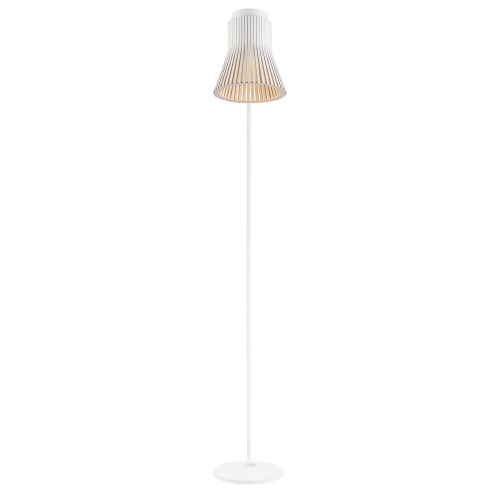 Lampadaire design blanc H130cm