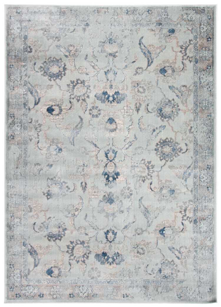 Tapis de salon d'inspiration vintage bleu clair 99x170 Tapis de salon d'inspiration vintage bleu clair 99x170