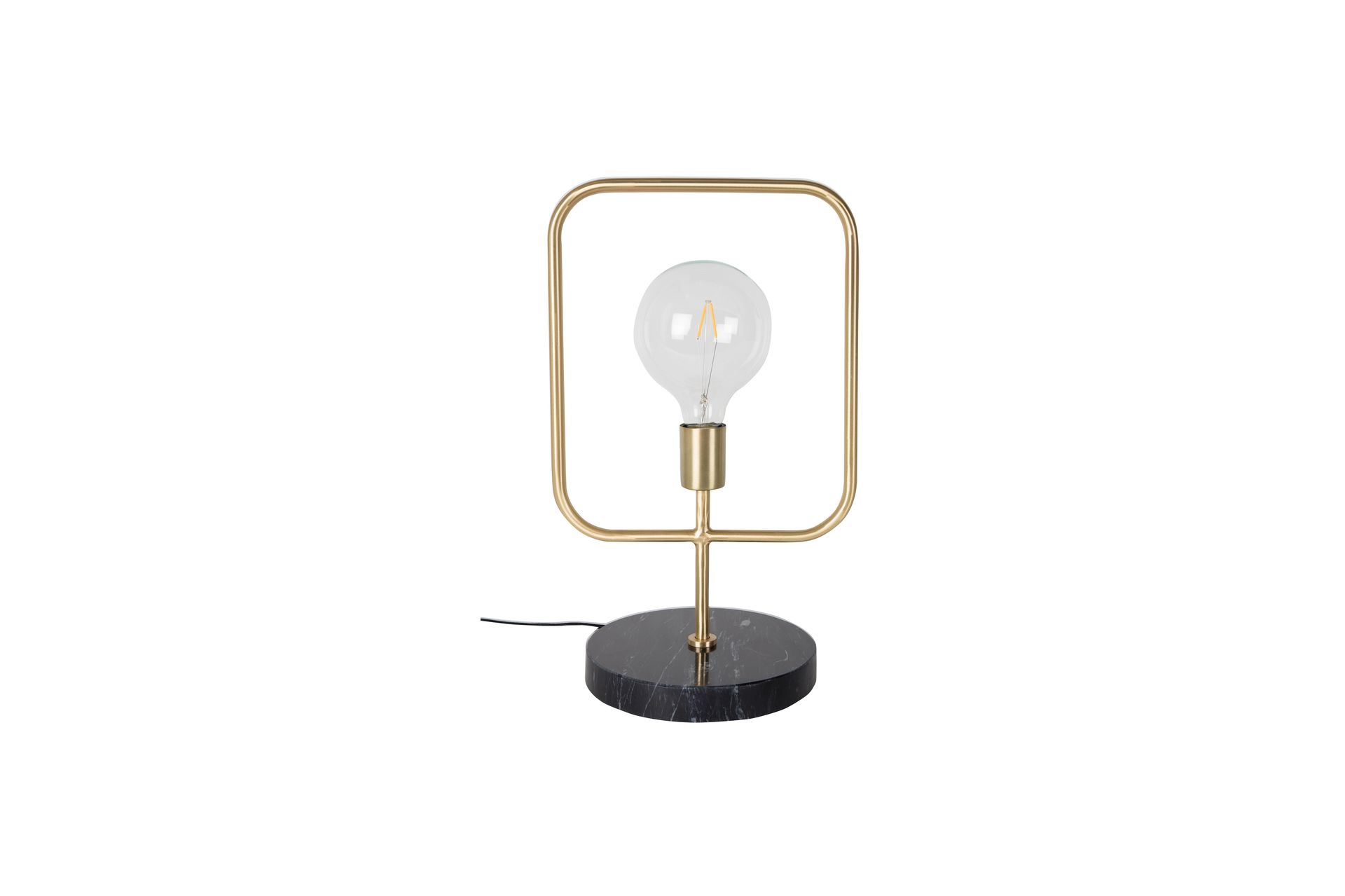 Lampe Ã  poser industrielle mÃ©tal et marbre or