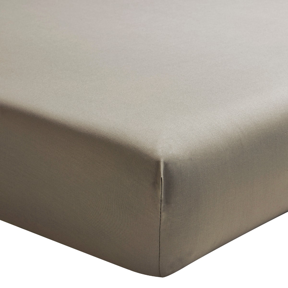 Drap housse uni en percale de coton 180x220 Drap housse uni en percale de coton 180x220