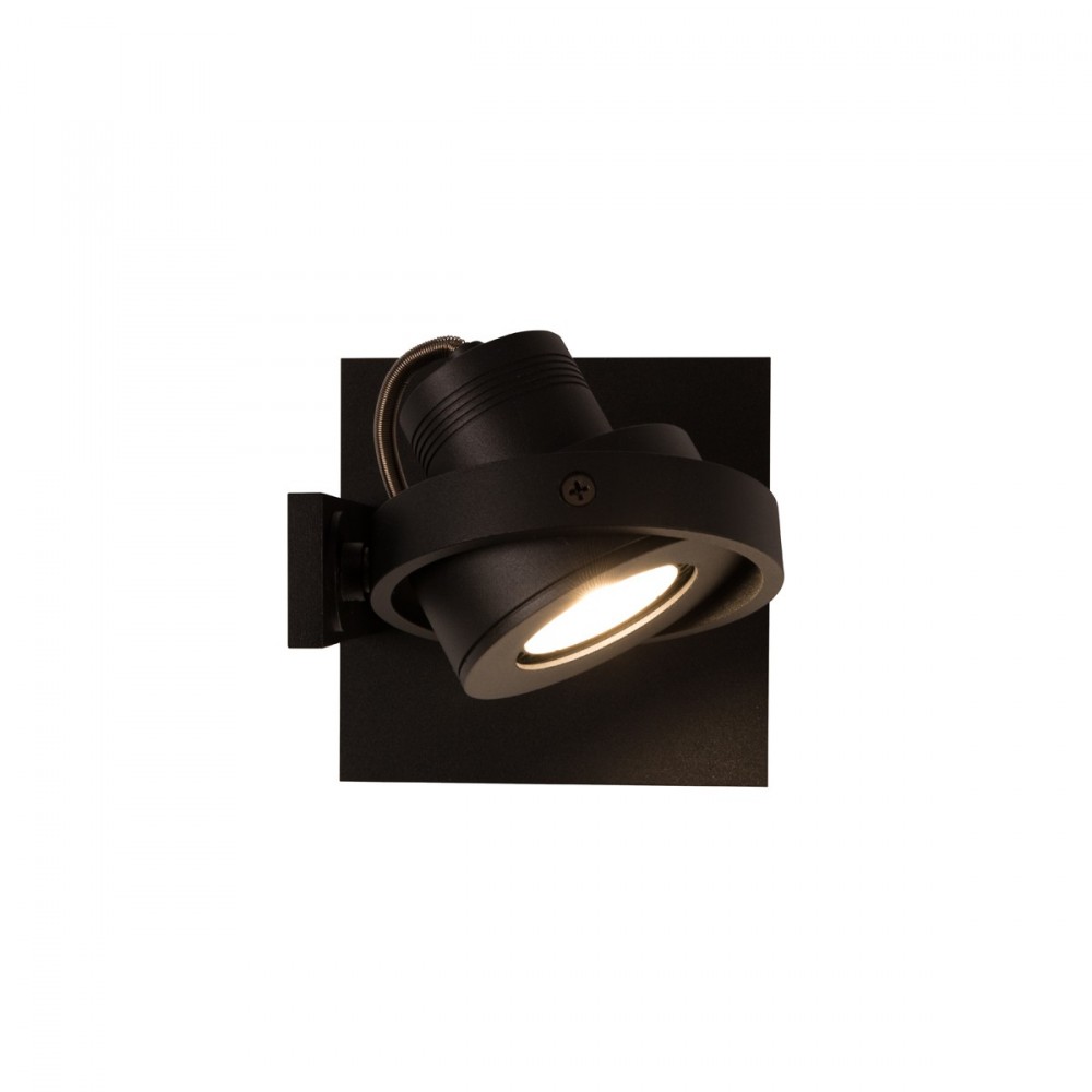 Applique et plafonnier design LED noir (photo) Applique et plafonnier design LED noir