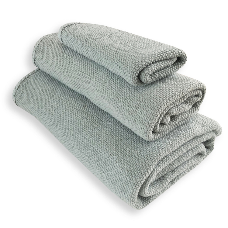 Lot de 3 serviettes vert d'eau 30X50, 50X100, 90X160 Lot de 3 serviettes vert d'eau 30X50, 50X100, 90X160