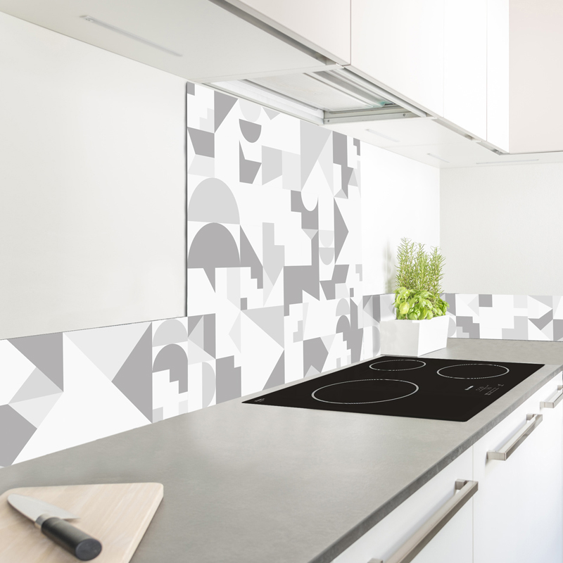 Crédence cuisine en alu fond de hotte L90 x H70cm Crédence cuisine en alu fond de hotte L90 x H70cm