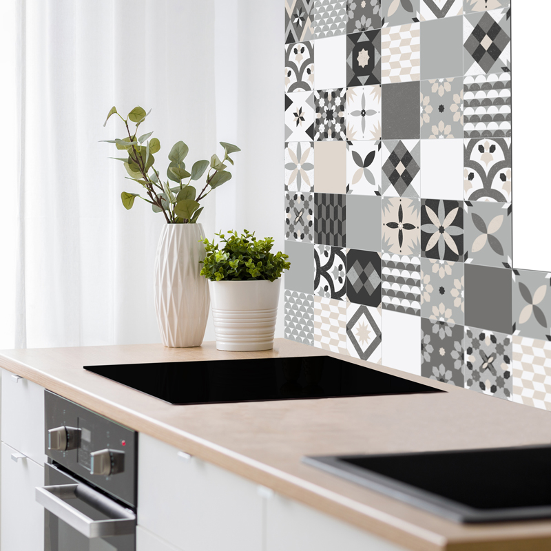 Crédence cuisine en alu fond de hotte L60 x H70cm Crédence cuisine en alu fond de hotte L60 x H70cm