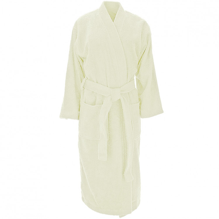 Peignoir col kimono Ecru XL Peignoir col kimono Ecru XL