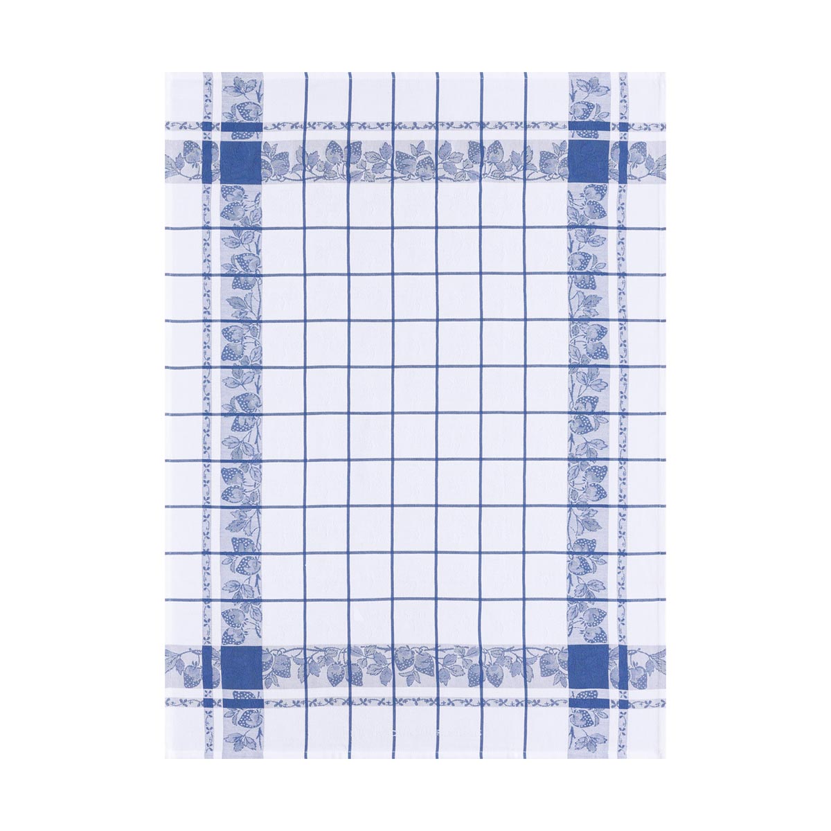torchon en coton bleu de france 60 x 80