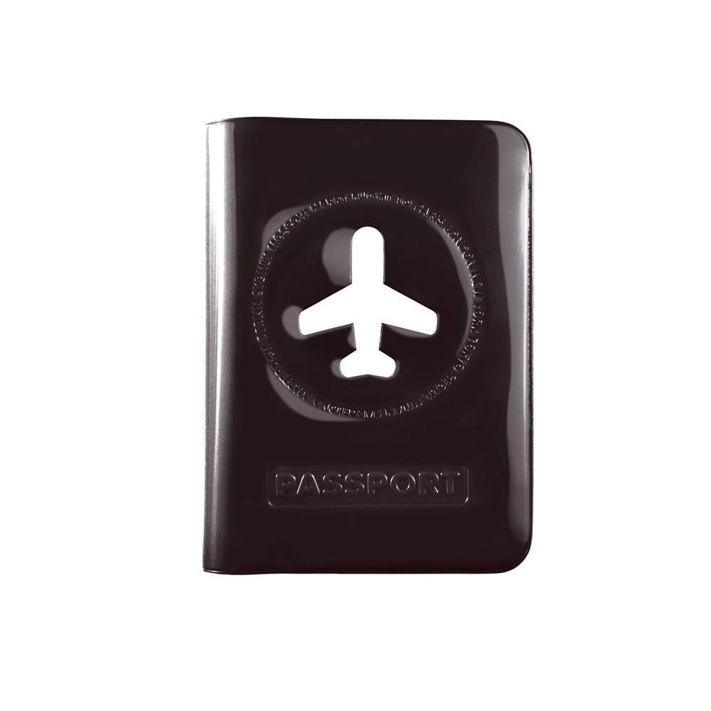 Protège passeport Happy Flight noir Protège passeport Happy Flight noir