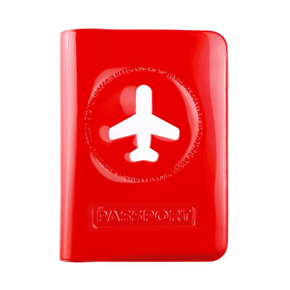 Protège passeport Happy Flight rouge Protège passeport Happy Flight rouge