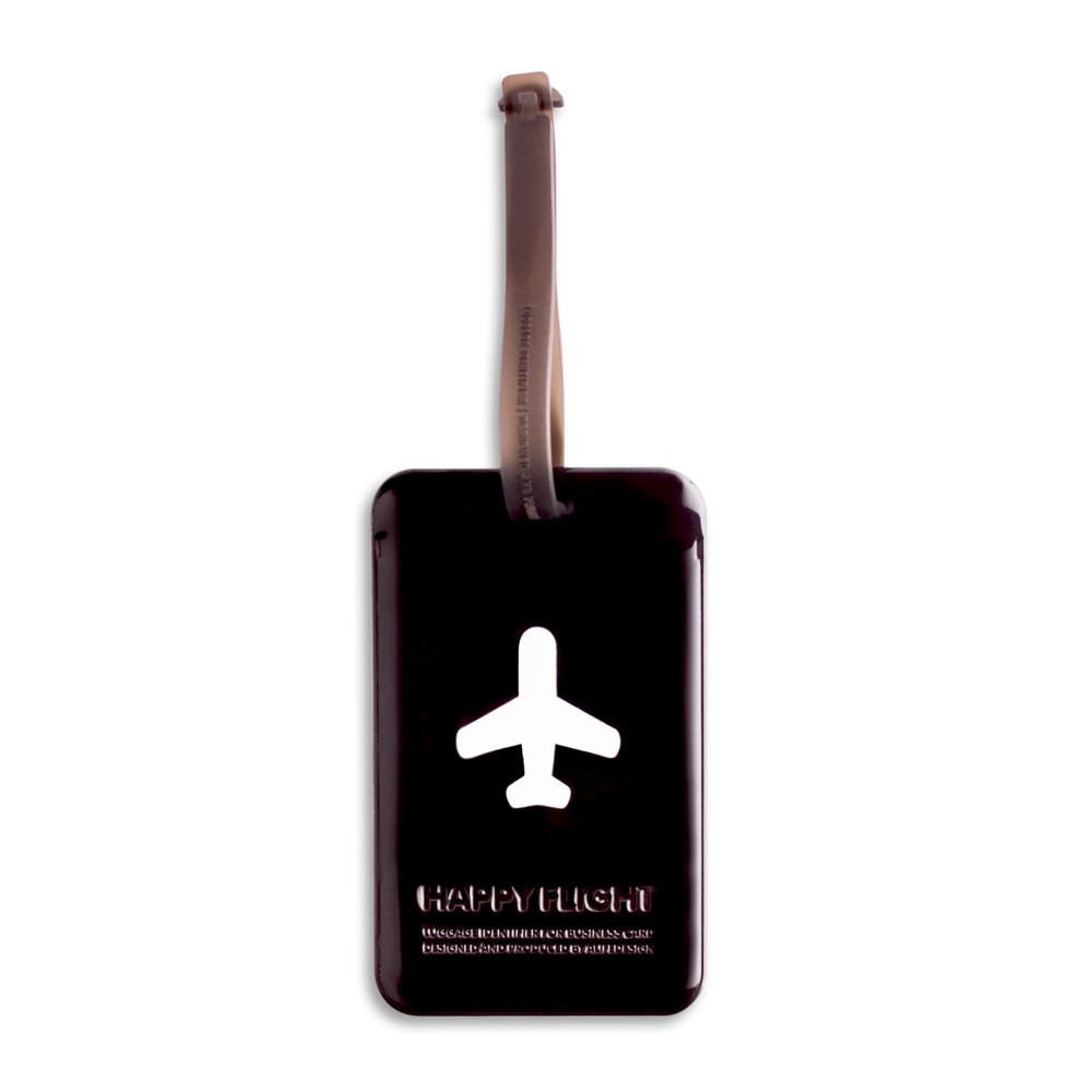 Etiquette bagage noir Etiquette bagage noir