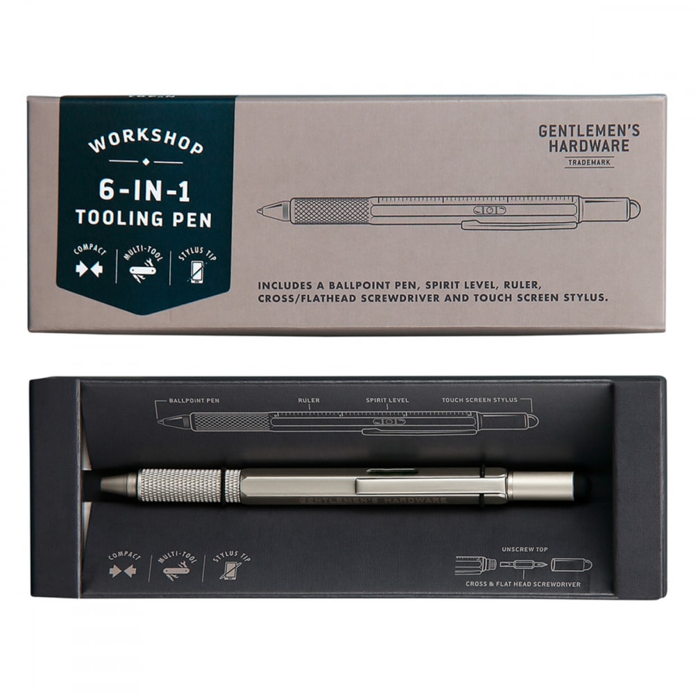 Stylo multi-outils 6 en 1 Stylo multi-outils 6 en 1