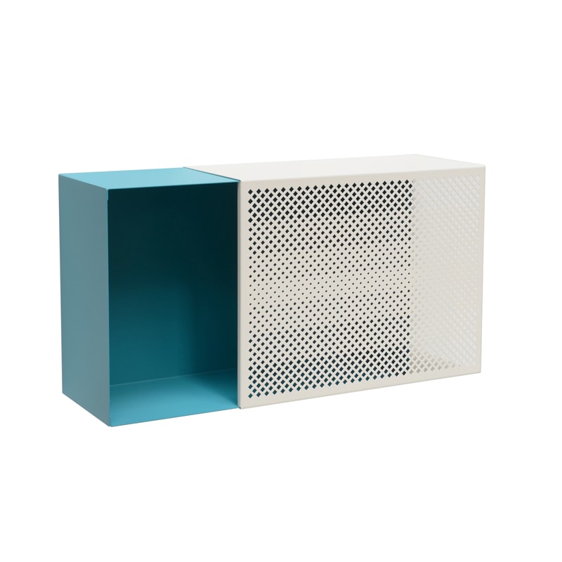 Etagère bibliothèque haute turquoise Etagère bibliothèque haute turquoise