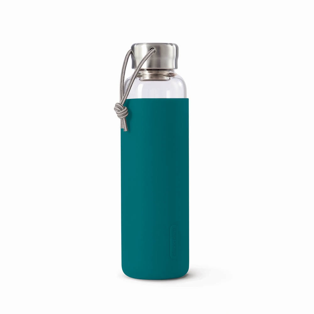 Gourde en verre bleu océan 600ml Gourde en verre bleu océan 600ml