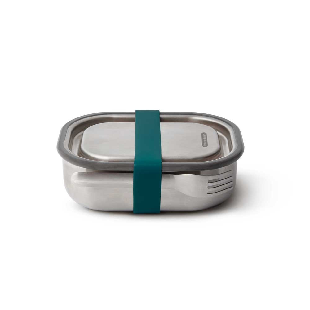 Mini Lunch box acier multifonctions bleu (photo) Mini Lunch box acier multifonctions bleu