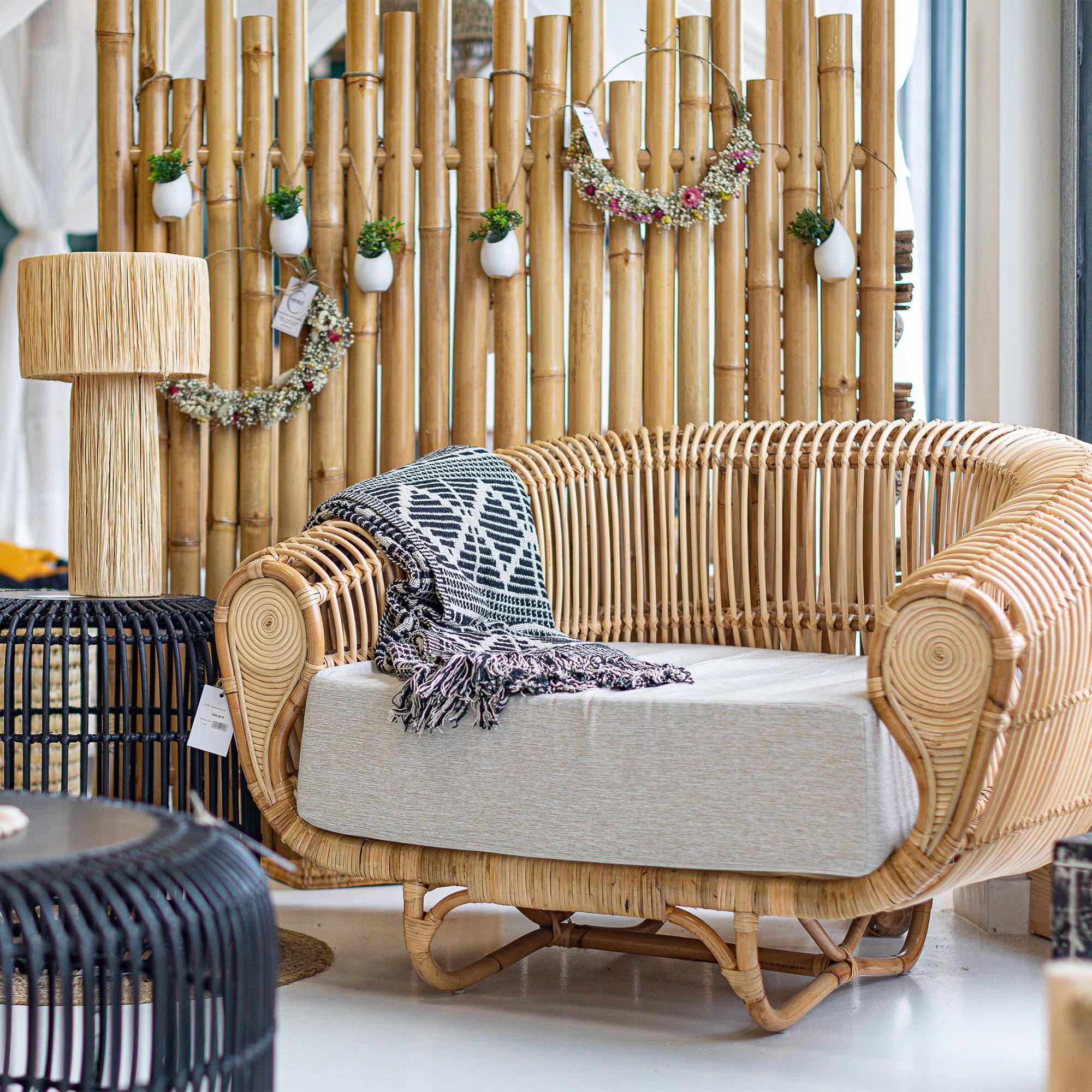 Fauteuil en rotin naturel Fauteuil en rotin naturel